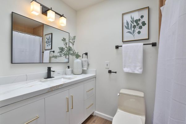 Bathroom, Interior, Wood Texture Flooring