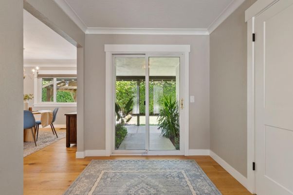 Dining room, Interior, Wood Texture Flooring