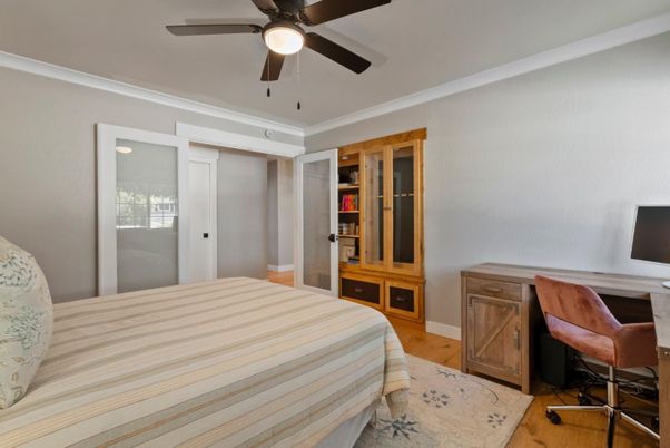 Bedroom, Home Office, Interior, Wood Texture Flooring