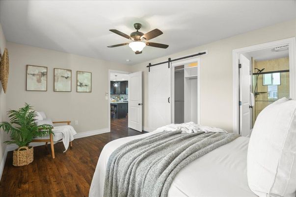 Bedroom, Interior, Wood Texture Flooring