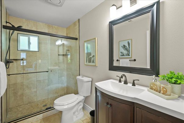 Bathroom, Glass Shower, Interior