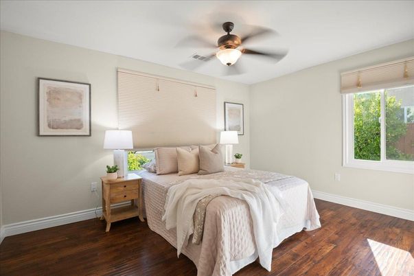 Bedroom, Interior, Wood Texture Flooring