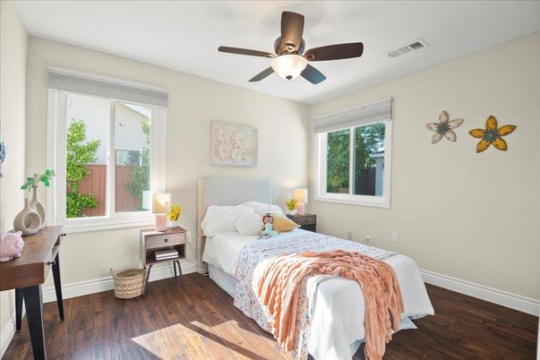 Bedroom, Interior, Wood Texture Flooring