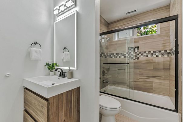 Bathroom, Glass Shower, Interior