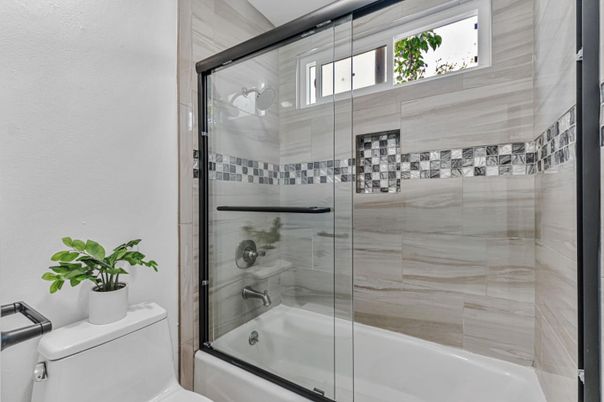 Bathroom, Glass Shower, Interior