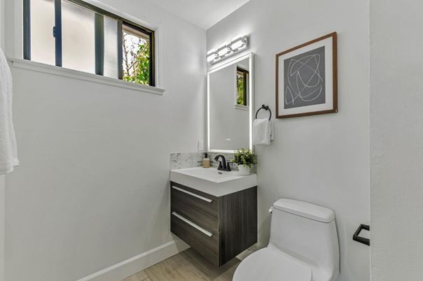 Bathroom, Interior, Wood Texture Flooring