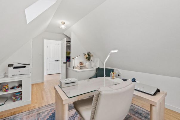 Home Office, Interior, Wood Texture Flooring