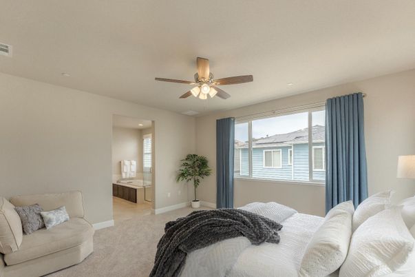 Bedroom, Interior, Recessed Lighting