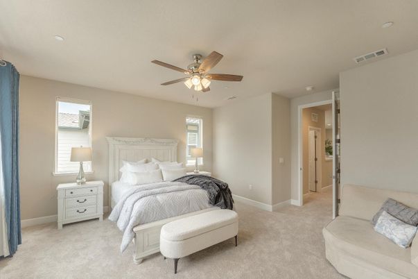 Bedroom, Interior, Recessed Lighting
