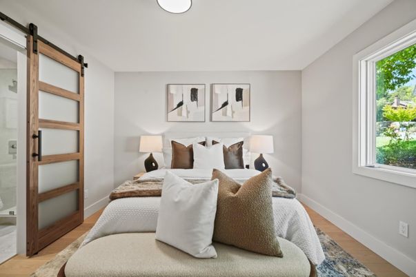 Bedroom, Interior, Wood Texture Flooring