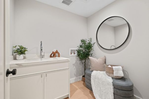 Bathroom, Interior, Wood Texture Flooring