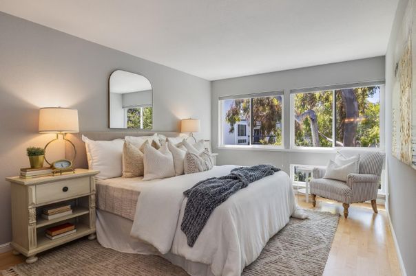 Bedroom, Interior, Wood Texture Flooring