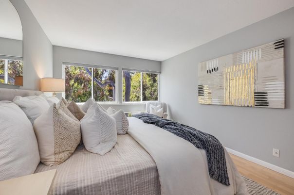 Bedroom, Interior, Wood Texture Flooring