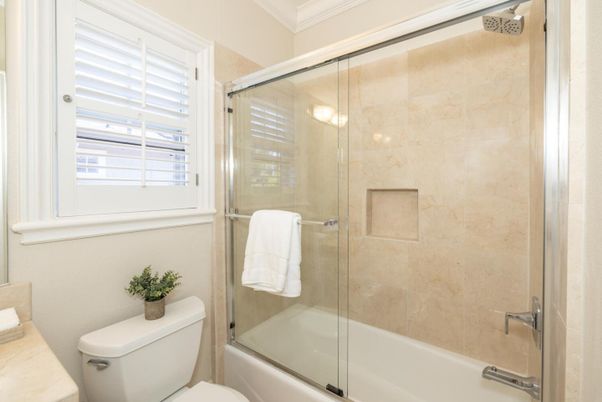 Bathroom, Glass Shower, Interior