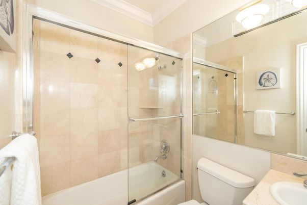 Bathroom, Glass Shower, Interior