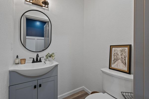 Bathroom, Interior, Wood Texture Flooring