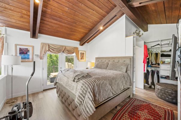 Bedroom, Interior, Wooden Beams, Wooden Ceilings, Wood Texture Flooring