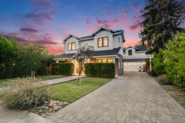 Attached, Backyard, Exterior, Facade, Farmhouse