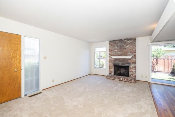 Empty room, Fireplace, Interior, Stone Walls