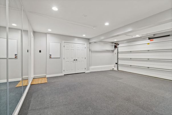 Garage, Interior, Recessed Lighting