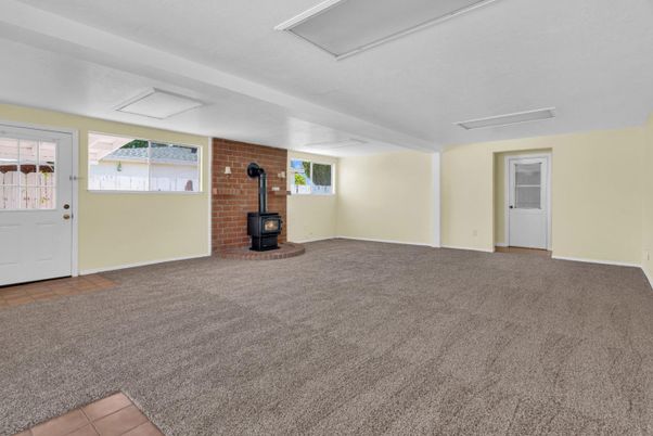 Empty room, Fireplace, Interior, Stone Walls