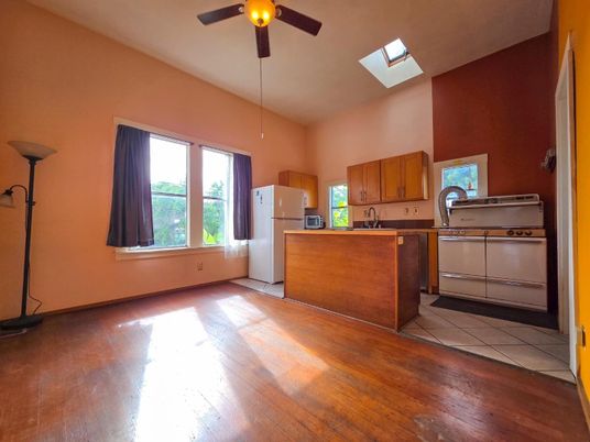 Interior, Kitchen, Wood Texture Flooring