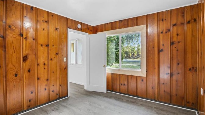 Empty room, Interior, Wood Texture Flooring, Wooden Walls