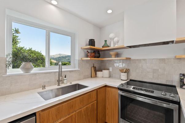 Interior, Kitchen, Recessed Lighting, Stainless Steel Appliances