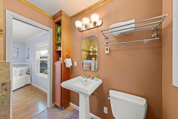 Bathroom, Interior, Wood Texture Flooring