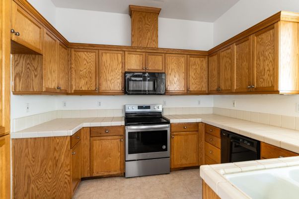 Interior, Kitchen, Tile Countertops
