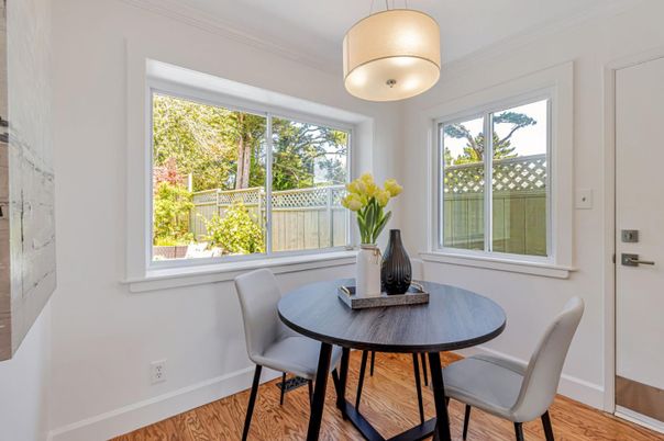 Dining room, Interior, Wood Texture Flooring