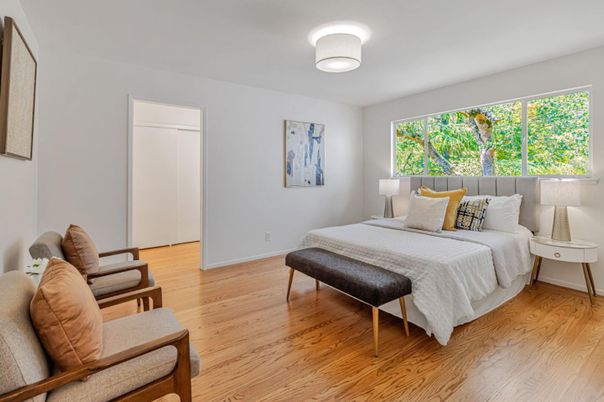 Bedroom, Interior, Wood Texture Flooring