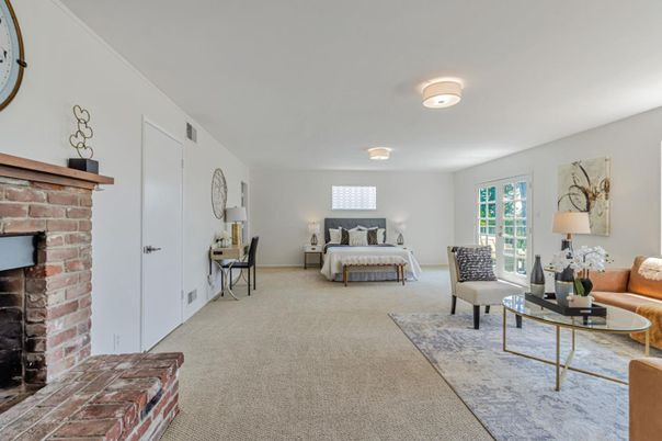 Bedroom, Fireplace, Interior, Living room