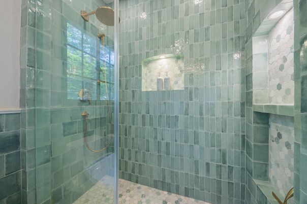 Bathroom, Glass Shower, Interior