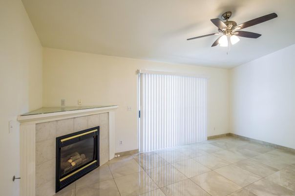 Empty room, Fireplace, Interior