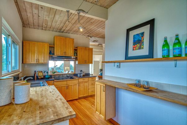 Interior, Kitchen, Wooden Ceilings, Wood Texture Flooring