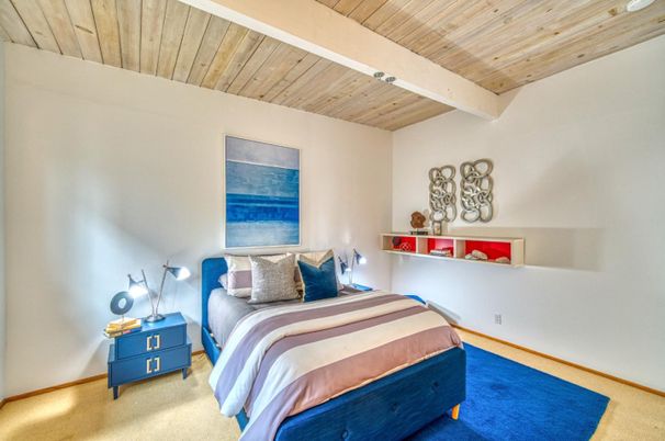 Bedroom, Interior, Wooden Ceilings