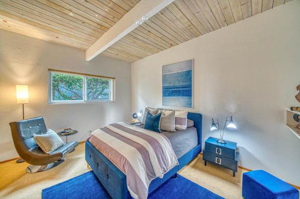 Bedroom, Interior, Wooden Ceilings