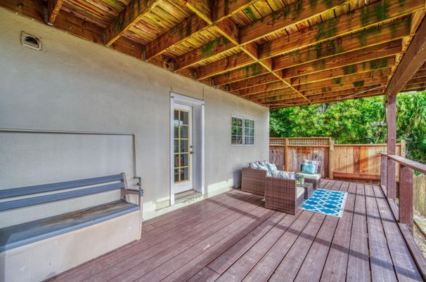 Exterior, Wood Texture Flooring