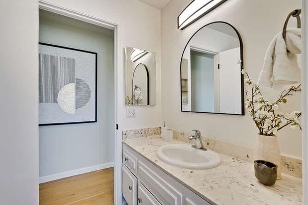 Bathroom, Interior, Wood Texture Flooring