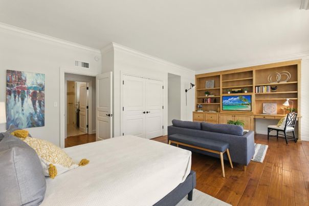 Bedroom, Interior, Wood Texture Flooring