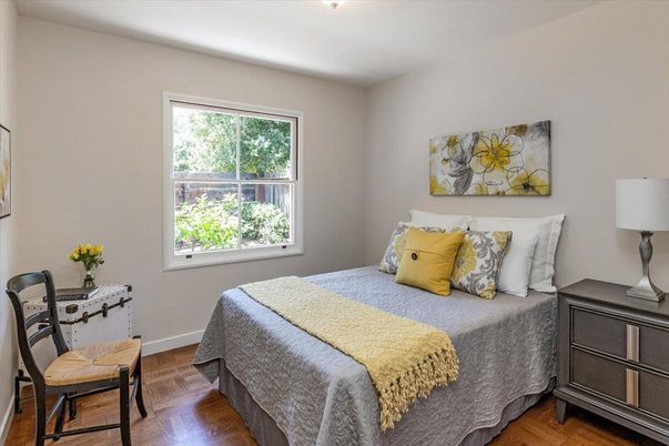 Bedroom, Interior, Wood Texture Flooring