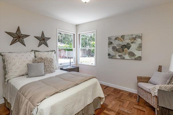 Bedroom, Interior, Wood Texture Flooring