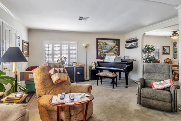 Interior, Living room, Piano