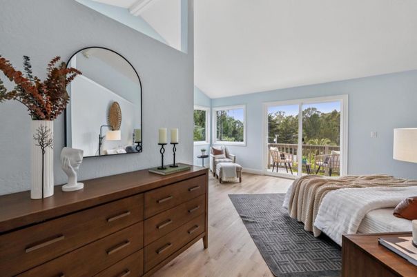 Bedroom, Interior, Wood Texture Flooring