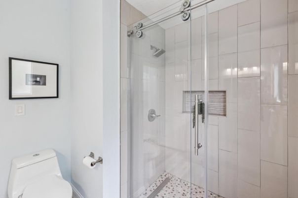 Bathroom, Glass Shower, Interior