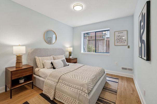 Bedroom, Interior, Wood Texture Flooring