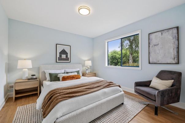 Bedroom, Interior, Wood Texture Flooring