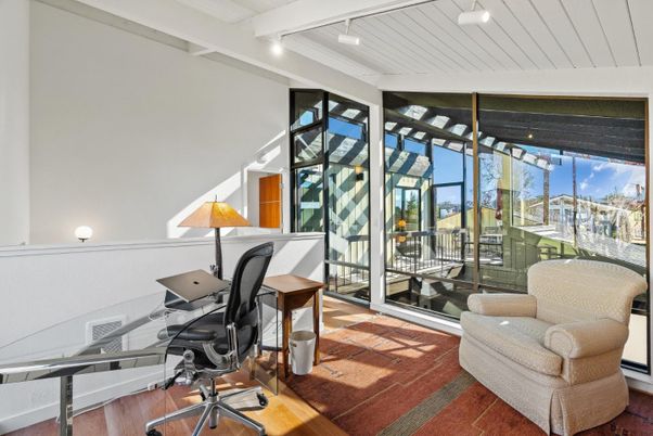 Home Office, Interior, Wood Texture Flooring
