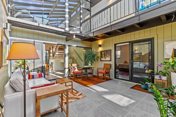 Interior, Living room, Sun Room, Wood Texture Flooring